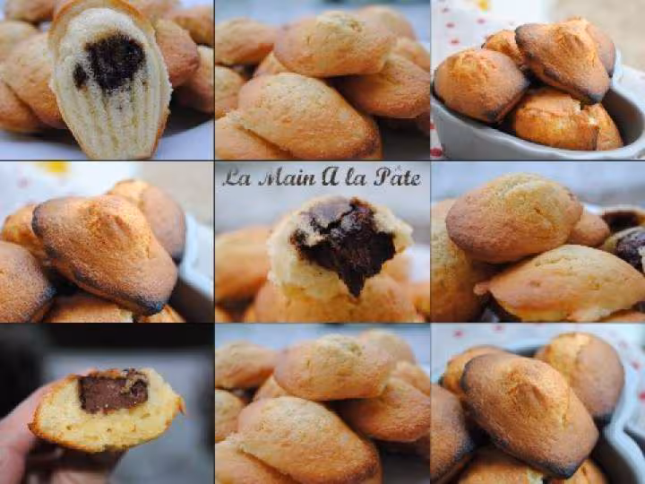Madeleines au nutella
