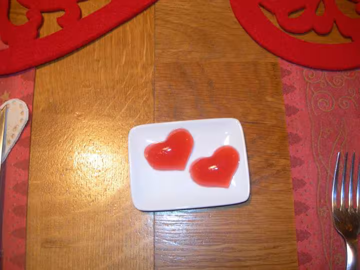 Marque place en bonbon gelifie maison