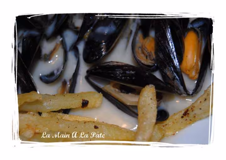 Moules sauce poulette