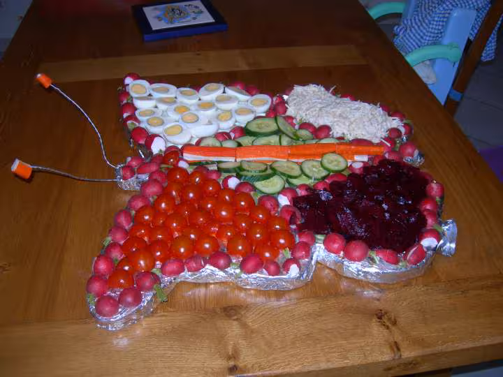 Papillon de crudites