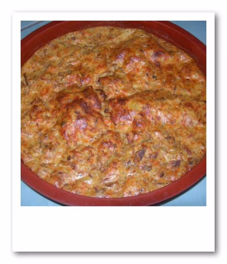 Quiche sans pate au thon