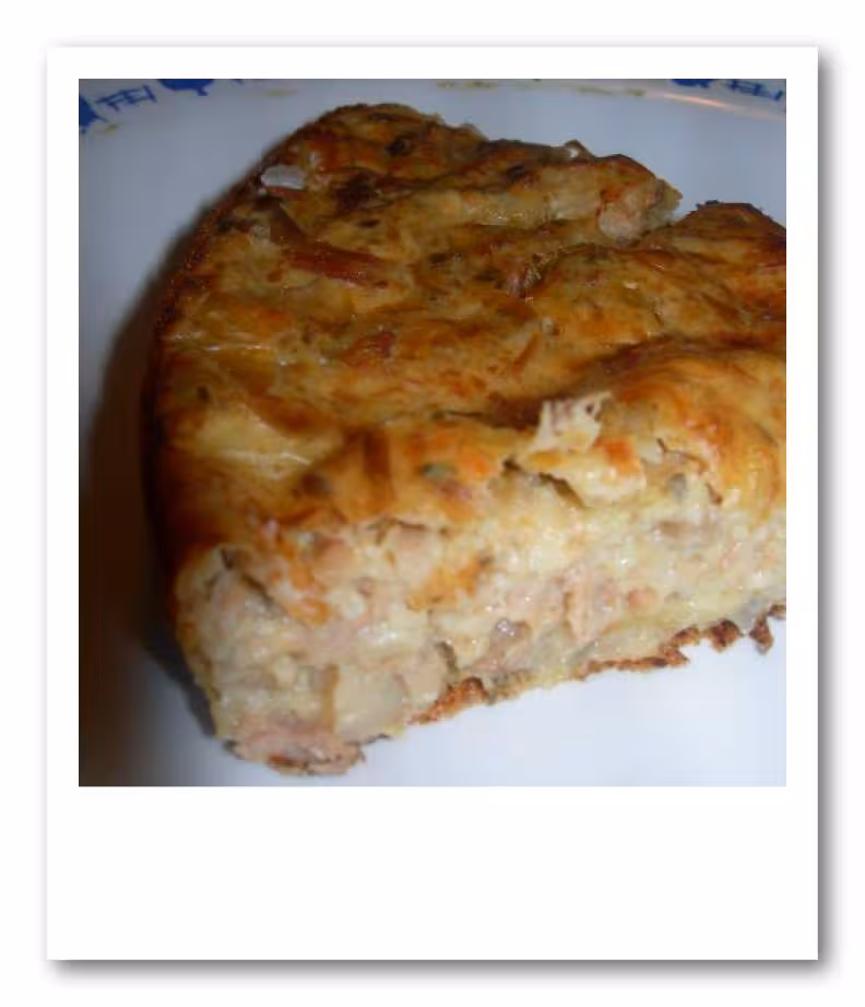 Quiche sans pate au thon