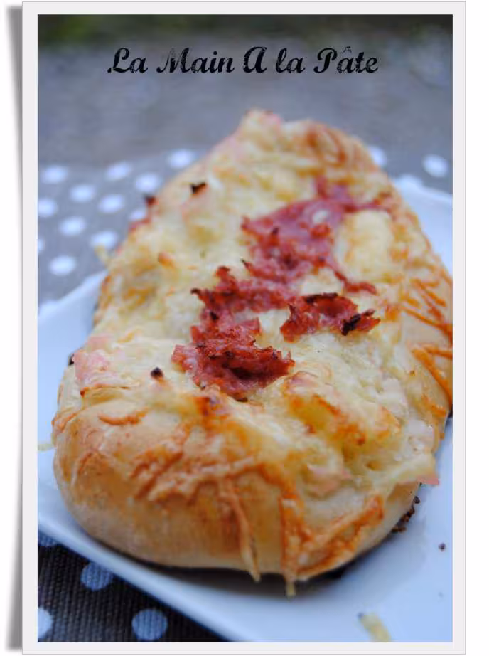 Tranches au bacon oignons et fromage