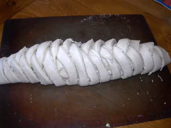 Tresse salee refermee