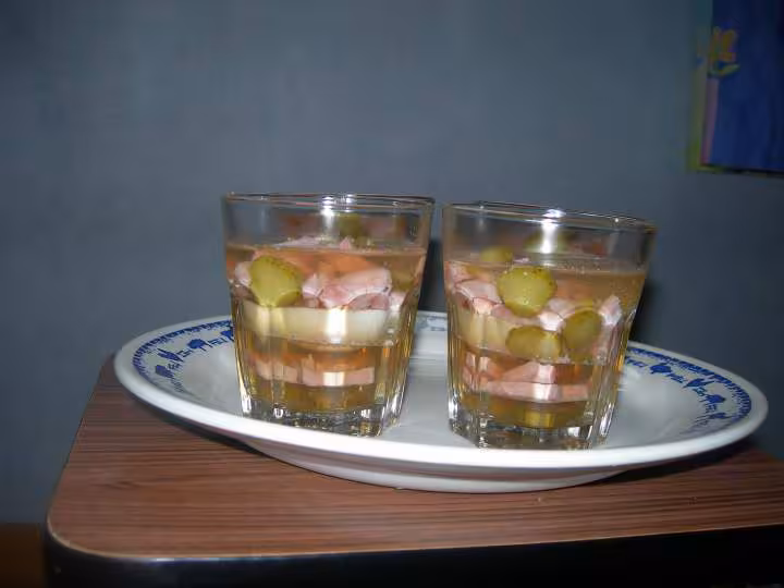 Verrine d oeufs en gelee