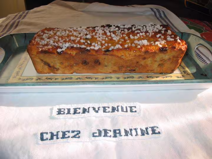 Fais avec un reste de brioche faite a la map
