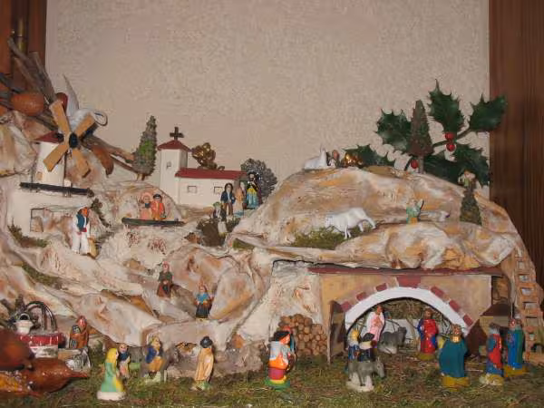 La creche faite par mon mari