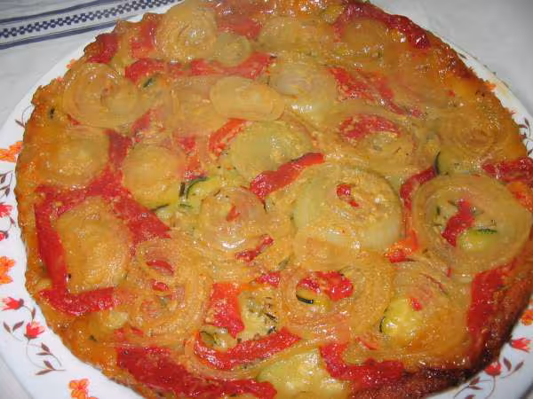 Tarte tatin aux legumes pate briochee au fromage blanc