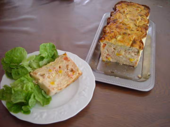 Terrine de legumes decoupe