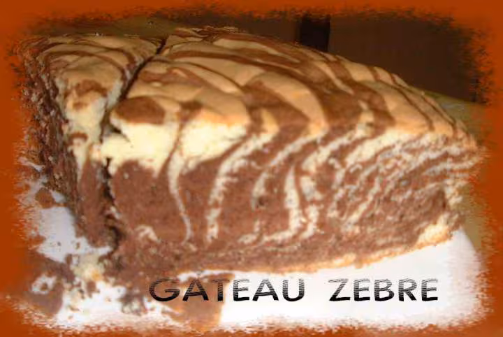 Gateau zebre