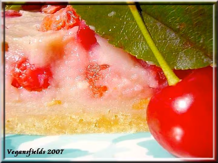 Tarte vegan cerise coco 2