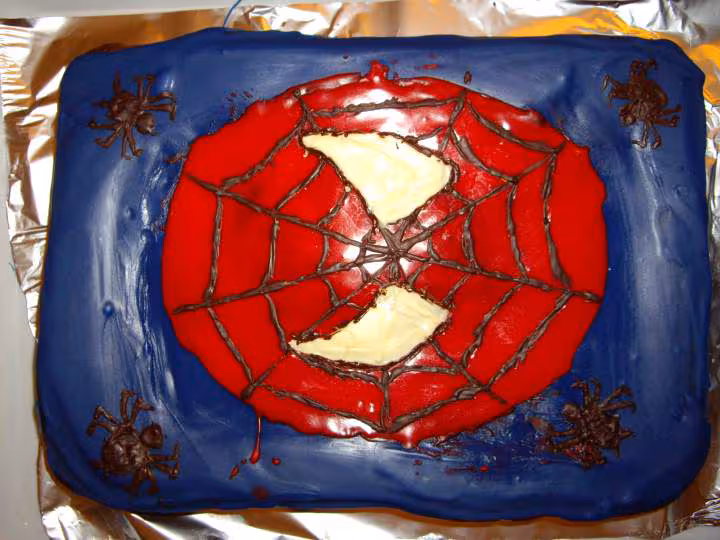 Mon gateau spiderman