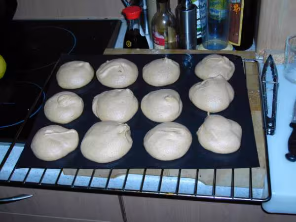 Meringues a la sortie du four