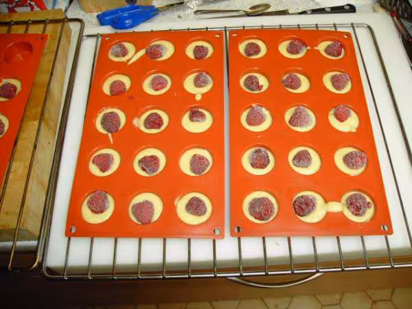 Petits gateaux avant cuisson