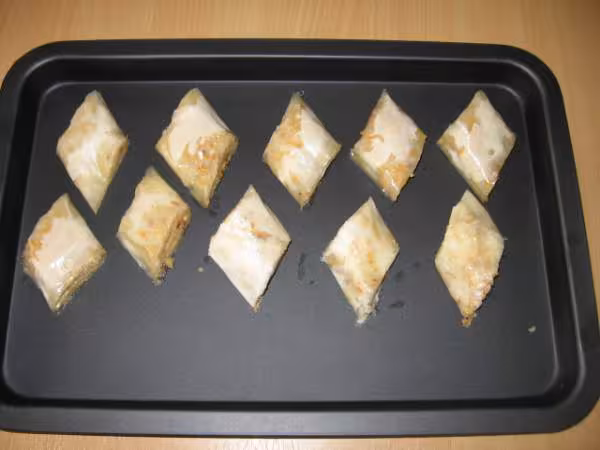 Baklawa prete a etre enfournee
