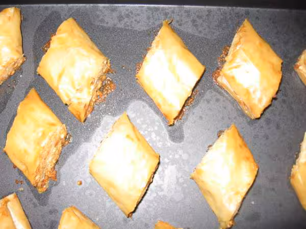 Baklawa sortie du four