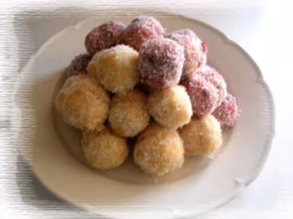 Boules coco et confiture de cococitron