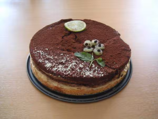 Cheesecake chocolate au citron vert