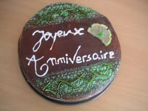 Cheesecake chocolate au citron vert