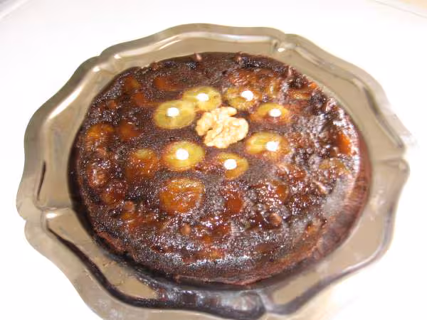 Mon gateau caramelise aux chocolat et bananes au mo