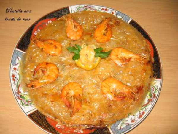 Pastilla aux fruits de mer