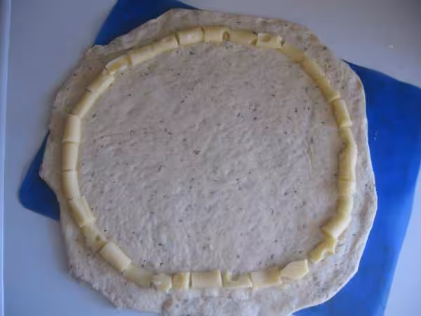 Realisation de la cheesy croute