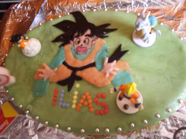 Photos de mon gateau dragon ball z