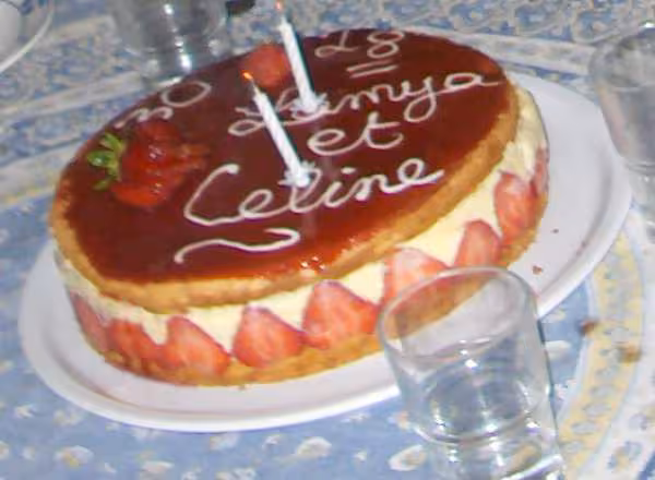 Fraisier d anniversaire