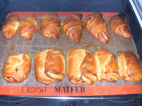 Mes premiers pains choc et croissants