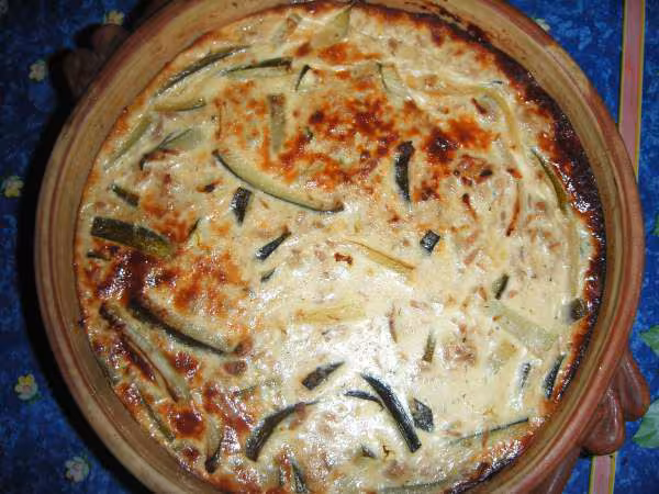 Terrine de thon aux courgettes