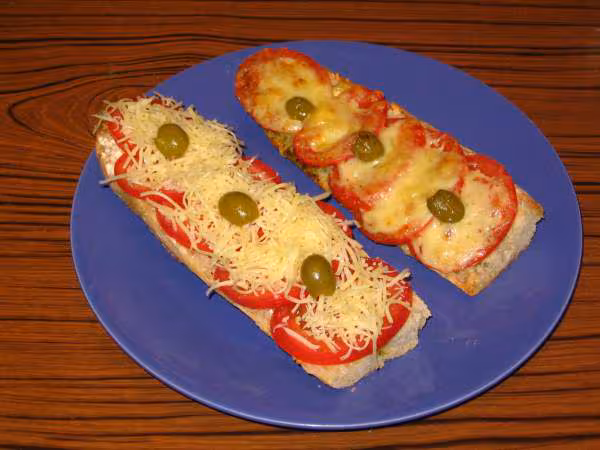 Baguette franco italienne au pesto