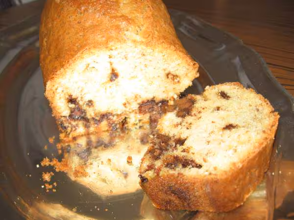 Cake pepittes de choc raisins ecorces d orange