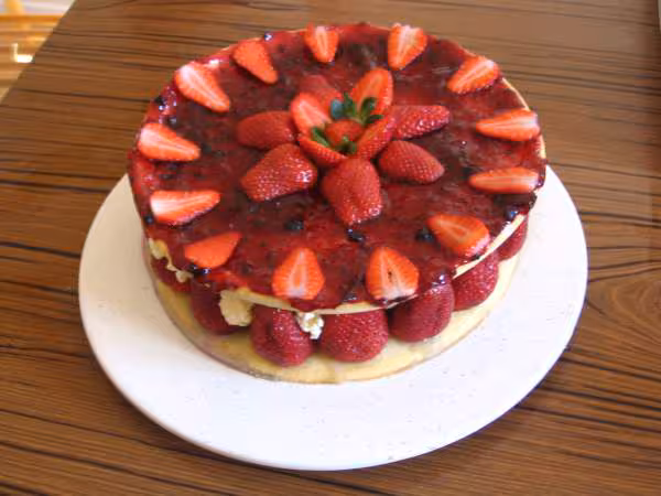 Gateau aux fruits rouges