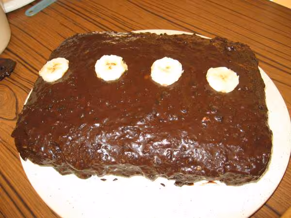 Gateau cacao banane du quebec