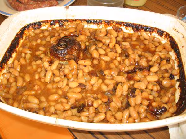 Haricots au four au lard de sukie