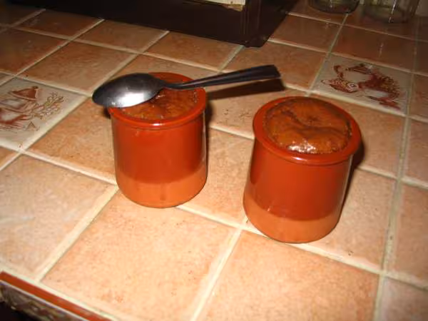 Moelleux choco coco en pot de gres