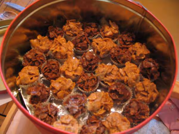 Roses des sables chocolat noir et pralinoise