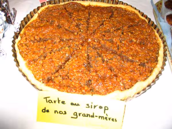 Tarte au sirop de nos grand mere