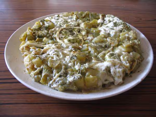 Tarte tain de courgette chevre et pesto2
