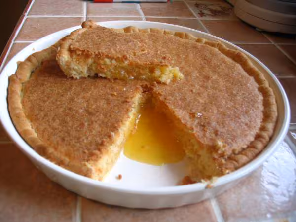 Tarte translucide a la noix de coco