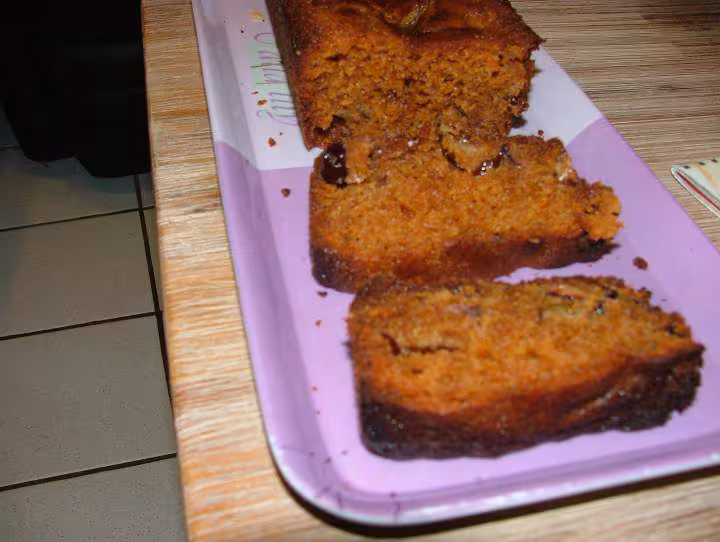 Cake aux prunes et miel