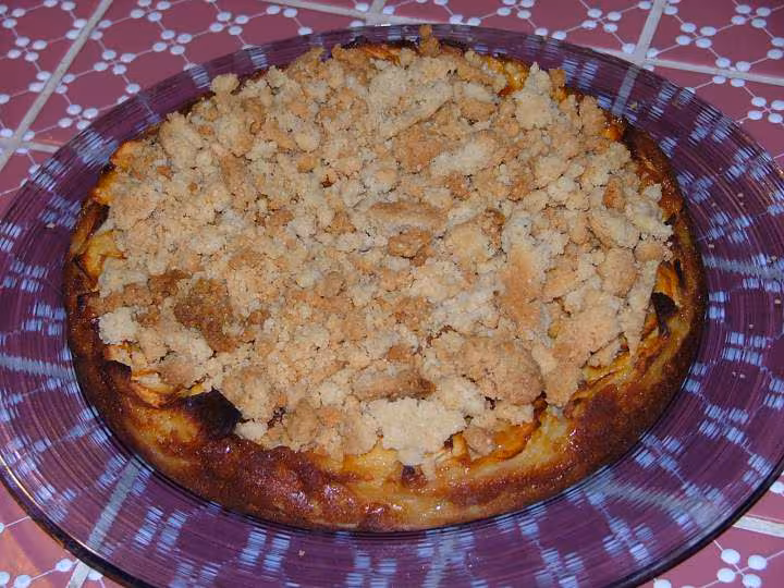 Crousti fondant aux pommes facon crumble deuxieme version dont j ai eu l idee