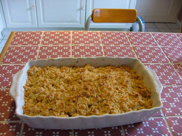 Crumble aux pommes de cyril lignac
