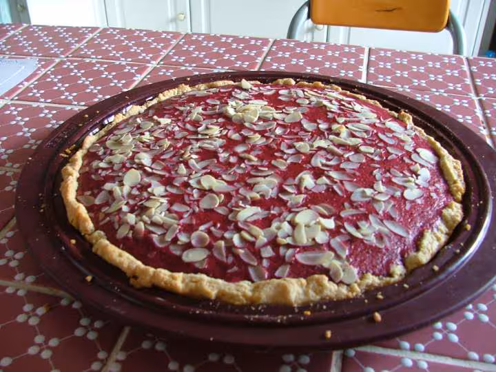 Essai tourteline amandes framboises d eryn