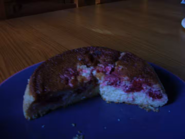 Gateau de semoule vue interieure