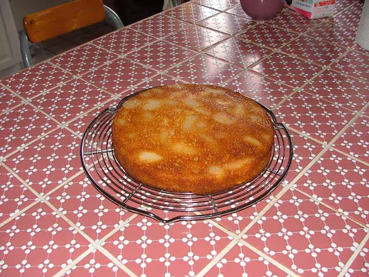 Gateau moelleux poires pommes