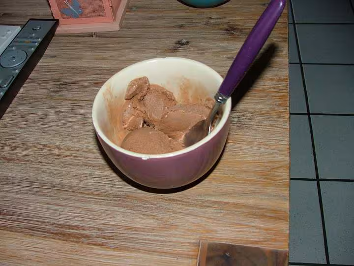 Glace au nutella une reusssite