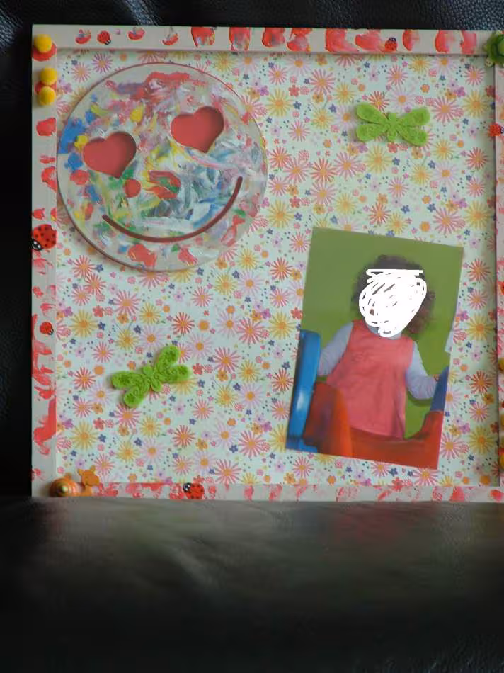 Le joli cadeau de la f te des mamies offert par ma petite alice bient t 2 ans