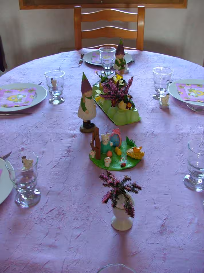 Ma table de paques 2013