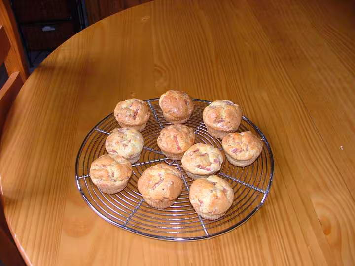 Mini muffins au jambon
